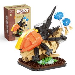 MOYU BLOCK MY97129 97129 THẾ GIỚI CÔN TRÙNG MACROPODIA bộ đồ chơi xếp lắp ráp ghép mô hình INSECT BEAUTIFUL WORLD 468 khối