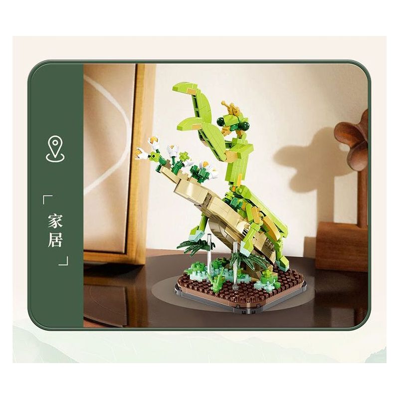 MOYU BLOCK MY97129 97129 THẾ GIỚI CÔN TRÙNG MACROPODIA bộ đồ chơi xếp lắp ráp ghép mô hình INSECT BEAUTIFUL WORLD 468 khối