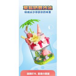 SEMBO 612213 SPONGEBOB SQUAREPANTS SINH TỐ CHANH DỨA bộ đồ chơi xếp lắp ráp ghép mô hình Movie & Game Phim Và Trò Chơi 241 khối