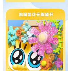 SEMBO 612215 SPONGEBOB SQUAREPANTS NGHỆ THUẬT CỦA HOA bộ đồ chơi xếp lắp ráp ghép mô hình Movie & Game Phim Và Trò Chơi 474 khối