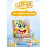 SEMBO 612216 SPONGEBOB SQUAREPANTS ÁNH CHỚP NGỌT NGÀO bộ đồ chơi xếp lắp ráp ghép mô hình Movie & Game Phim Và Trò Chơi 498 khối
