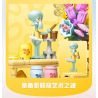 SEMBO 612216 SPONGEBOB SQUAREPANTS ÁNH CHỚP NGỌT NGÀO bộ đồ chơi xếp lắp ráp ghép mô hình Movie & Game Phim Và Trò Chơi 498 khối