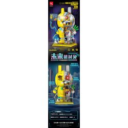 DOUBLE HEIGHT 20810 THỎ NGƯỜI MÁY bộ đồ chơi xếp lắp ráp ghép mô hình MECHANICAL RABBIT 2119 khối