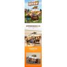 LUMIBRICKS FUNWHOLE F9030 9030 XE ĐẨY ĐỒ GỖ CỦA ALLEN bộ đồ chơi xếp lắp ráp ghép mô hình Creator Sáng Tạo 496 khối
