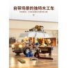 LUMIBRICKS FUNWHOLE F9030 9030 XE ĐẨY ĐỒ GỖ CỦA ALLEN bộ đồ chơi xếp lắp ráp ghép mô hình Creator Sáng Tạo 496 khối