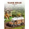 LUMIBRICKS FUNWHOLE F9030 9030 XE ĐẨY ĐỒ GỖ CỦA ALLEN bộ đồ chơi xếp lắp ráp ghép mô hình Creator Sáng Tạo 496 khối