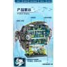 DOUBLE HEIGHT 20811 ĐỒ CHƠI BÁN CƠ THỜI THƯỢNG CÁ KHÍ bộ đồ chơi xếp lắp ráp ghép mô hình MECHANICAL RESEARCH SUBMARINE PUFFER FISH 1938 khối