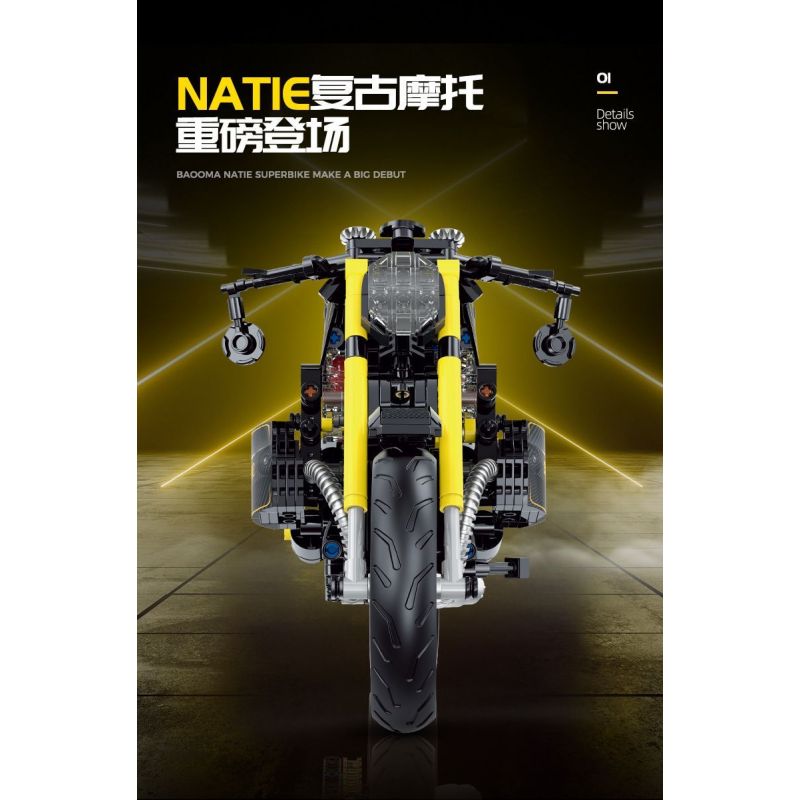 DOUBLE HEIGHT 60515 BMW LATTE tỷ lệ 1:8 bộ đồ chơi xếp lắp ráp ghép mô hình Technic Kỹ Thuật Công Nghệ Cao Mô Hình Phương Tiện 618 khối