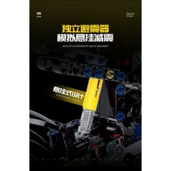 DOUBLE HEIGHT 60515 BMW LATTE tỷ lệ 1:8 bộ đồ chơi xếp lắp ráp ghép mô hình Technic Kỹ Thuật Công Nghệ Cao Mô Hình Phương Tiện 618 khối