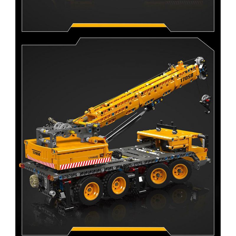 MouldKing 17058 17058S Mould King 17058 17058S CẦN CẨU CƠ KHÍ bộ đồ chơi xếp lắp ráp ghép mô hình Technic MECHANICAL CRANE Kỹ Thuật Công Nghệ Cao Mô Hình Phương Tiện 997 khối