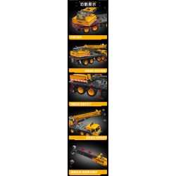 MouldKing 17058 17058S Mould King 17058 17058S CẦN CẨU CƠ KHÍ bộ đồ chơi xếp lắp ráp ghép mô hình Technic MECHANICAL CRANE Kỹ Thuật Công Nghệ Cao Mô Hình Phương Tiện 997 khối