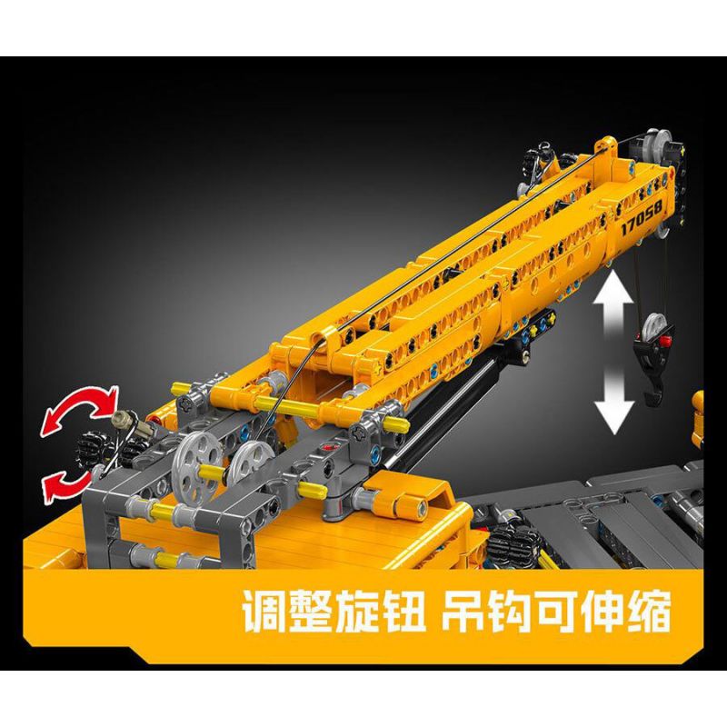 MouldKing 17058 17058S Mould King 17058 17058S CẦN CẨU CƠ KHÍ bộ đồ chơi xếp lắp ráp ghép mô hình Technic MECHANICAL CRANE Kỹ Thuật Công Nghệ Cao Mô Hình Phương Tiện 997 khối
