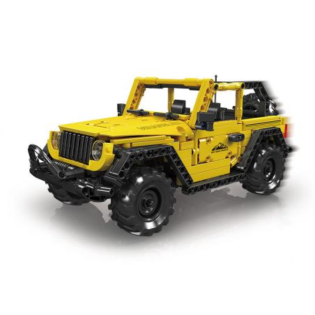 MouldKing 15058 Mould King 15058 JAI ALAI WRANGLER bộ đồ chơi xếp lắp ráp ghép mô hình Technic WRANGLER PULLBACK CAR Kỹ Thuật Công Nghệ Cao Mô Hình Phương Tiện 746 khối
