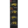MouldKing 15058 Mould King 15058 JAI ALAI WRANGLER bộ đồ chơi xếp lắp ráp ghép mô hình Technic WRANGLER PULLBACK CAR Kỹ Thuật Công Nghệ Cao Mô Hình Phương Tiện 746 khối