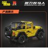 MouldKing 15058 Mould King 15058 JAI ALAI WRANGLER bộ đồ chơi xếp lắp ráp ghép mô hình Technic WRANGLER PULLBACK CAR Kỹ Thuật Công Nghệ Cao Mô Hình Phương Tiện 746 khối