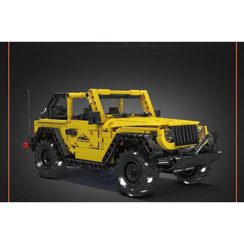 MouldKing 15058 Mould King 15058 JAI ALAI WRANGLER bộ đồ chơi xếp lắp ráp ghép mô hình Technic WRANGLER PULLBACK CAR Kỹ Thuật Công Nghệ Cao Mô Hình Phương Tiện 746 khối