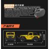 MouldKing 15058 Mould King 15058 JAI ALAI WRANGLER bộ đồ chơi xếp lắp ráp ghép mô hình Technic WRANGLER PULLBACK CAR Kỹ Thuật Công Nghệ Cao Mô Hình Phương Tiện 746 khối