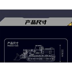 MouldKing 17054 Mould King 17054 MÁY XÚC LẬT MARMOT BẰNG KHÍ NÉN bộ đồ chơi xếp lắp ráp ghép mô hình Technic GOPHER LOADER Kỹ Thuật Công Nghệ Cao Mô Hình Phương Tiện 1423 khối