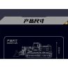 MouldKing 17054 Mould King 17054 MÁY XÚC LẬT MARMOT BẰNG KHÍ NÉN bộ đồ chơi xếp lắp ráp ghép mô hình Technic GOPHER LOADER Kỹ Thuật Công Nghệ Cao Mô Hình Phương Tiện 1423 khối