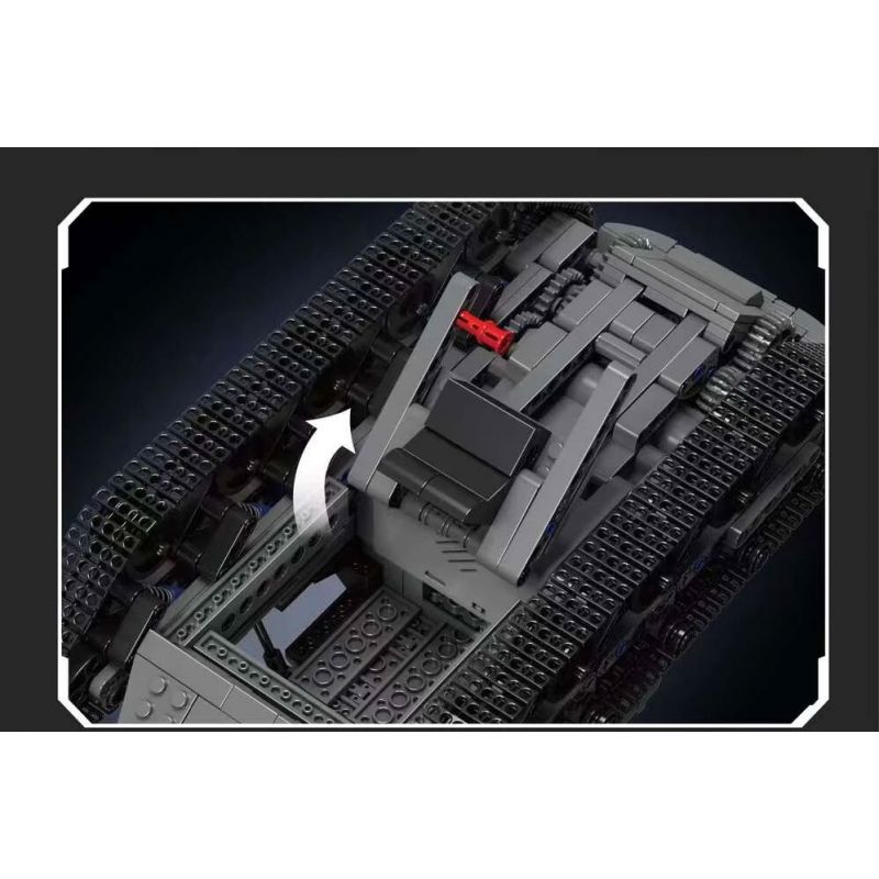 MouldKing 20030 Mould King 20030 XE BÁNH XÍCH MỌI ĐỊA HÌNH EV2 bộ đồ chơi xếp lắp ráp ghép mô hình Technic EV2 ALL-TERRAIN TRACKED VEHICLE Kỹ Thuật Công Nghệ Cao Mô Hình Phương Tiện 1046 khối