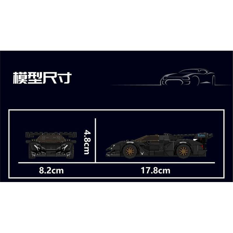 MouldKing 27061 Mould King 27061 APOLLO IE bộ đồ chơi xếp lắp ráp ghép mô hình Speed Champions Racing Cars Đua Xe Công Thức 325 khối