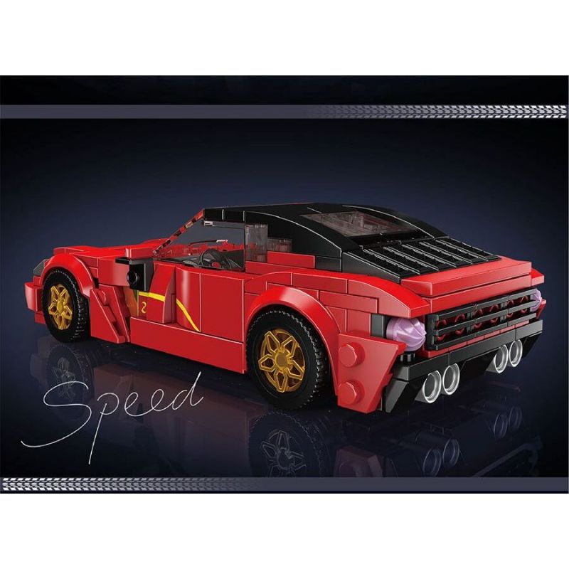 MouldKing 27063 Mould King 27063 ASTON DBS bộ đồ chơi xếp lắp ráp ghép mô hình Speed Champions Racing Cars Đua Xe Công Thức 354 khối