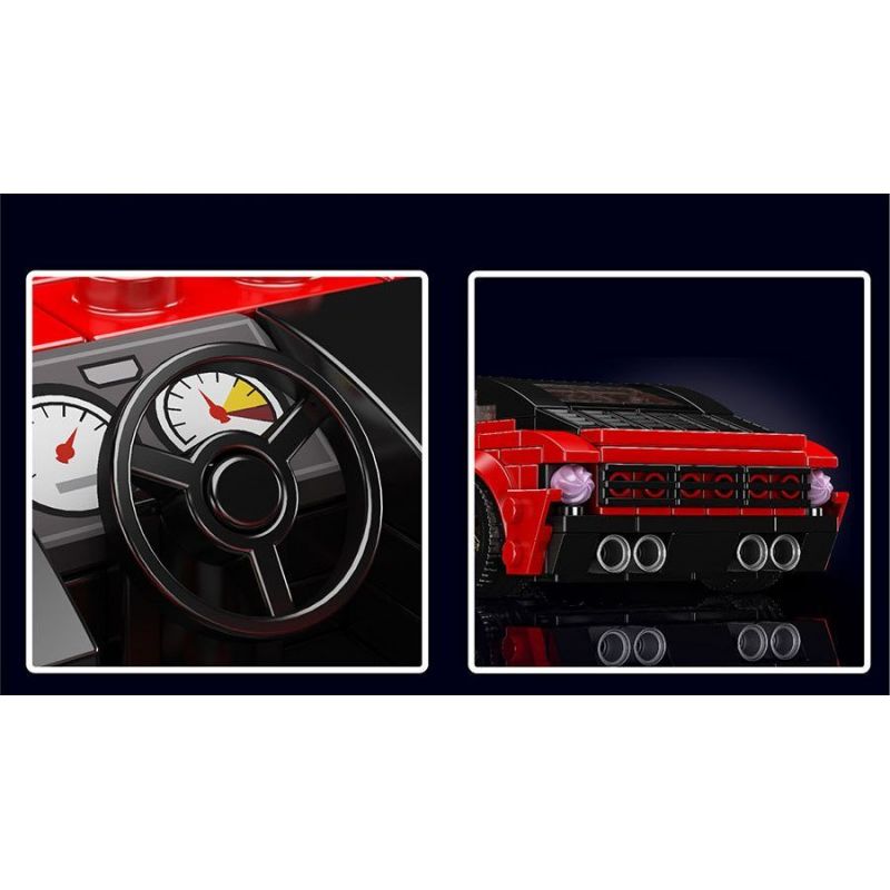 MouldKing 27063 Mould King 27063 ASTON DBS bộ đồ chơi xếp lắp ráp ghép mô hình Speed Champions Racing Cars Đua Xe Công Thức 354 khối