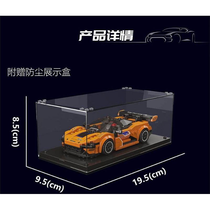 MouldKing 27064 Mould King 27064 XE THỂ THAO 720S GT3 bộ đồ chơi xếp lắp ráp ghép mô hình Speed Champions Racing Cars Đua Xe Công Thức 382 khối