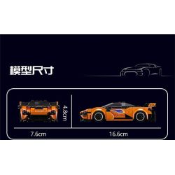 MouldKing 27064 Mould King 27064 XE THỂ THAO 720S GT3 bộ đồ chơi xếp lắp ráp ghép mô hình Speed Champions Racing Cars Đua Xe Công Thức 382 khối