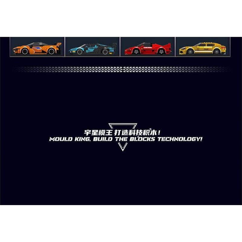 MouldKing 27064 Mould King 27064 XE THỂ THAO 720S GT3 bộ đồ chơi xếp lắp ráp ghép mô hình Speed Champions Racing Cars Đua Xe Công Thức 382 khối