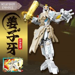 Kazi KY8109 8109 ĐƯỢC PHONG TẶNG THẦN CƠ GIÁP JIANG ZIYA bộ đồ chơi xếp lắp ráp ghép mô hình 379 khối