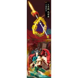 Kazi KY8110 8110 FENGSHEN MECHA NEZHA HOÀNG TỬ HOA SEN bộ đồ chơi xếp lắp ráp ghép mô hình 372 khối