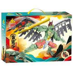 Kazi KY8111 8111 FENGSHEN MECHA LEI ZHENZI TIANLEI JIANGXING bộ đồ chơi xếp lắp ráp ghép mô hình 380 khối