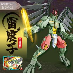 Kazi KY8111 8111 FENGSHEN MECHA LEI ZHENZI TIANLEI JIANGXING bộ đồ chơi xếp lắp ráp ghép mô hình 380 khối