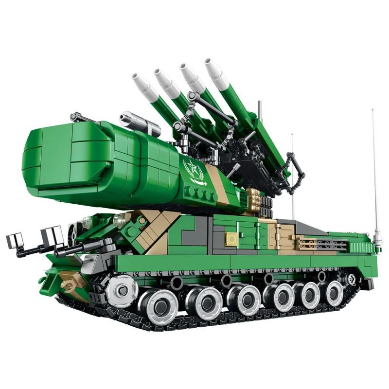 WOMA C0813 0813 non Lego TÊN LỬA PHÒNG KHÔNG BUK bộ đồ chơi xếp lắp ráp ghép mô hình Military Army BUK MISSILE Quân Sự Bộ Đội 1258 khối