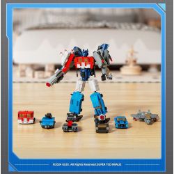 GUDI 40207 MÁY MÓC ARES QINGTIAN 8 TRONG 1 bộ đồ chơi xếp lắp ráp ghép mô hình 721 khối