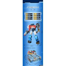 GUDI 40207 MÁY MÓC ARES QINGTIAN 8 TRONG 1 bộ đồ chơi xếp lắp ráp ghép mô hình 721 khối