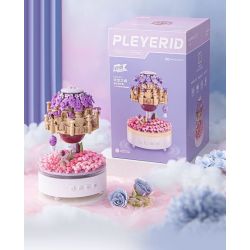 PLEYERID M38-P8011 P8011 8011 M38P8011 38-P8011 HỘP NHẠC ÁNH SÁNG BAN ĐÊM THÀNH PHỐ TRÊN BẦU TRỜI bộ đồ chơi xếp lắp ráp ghép mô hình