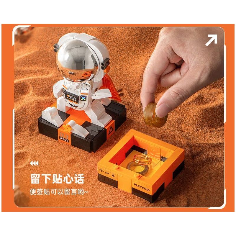 PLEYERID M38-P8030 P8030 8030 M38P8030 38-P8030 ĐỒ TRANG TRÍ MÁY TÍNH ĐỂ BÀN PHI HÀNH GIA 3 LOẠI bộ đồ chơi xếp lắp ráp ghép mô hình