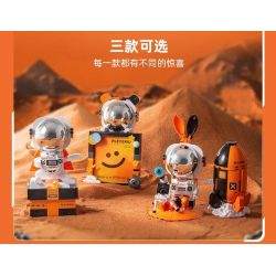 PLEYERID M38-P8030 P8030 8030 M38P8030 38-P8030 ĐỒ TRANG TRÍ MÁY TÍNH ĐỂ BÀN PHI HÀNH GIA 3 LOẠI bộ đồ chơi xếp lắp ráp ghép mô hình