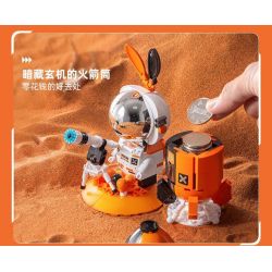 PLEYERID M38-P8030 P8030 8030 M38P8030 38-P8030 ĐỒ TRANG TRÍ MÁY TÍNH ĐỂ BÀN PHI HÀNH GIA 3 LOẠI bộ đồ chơi xếp lắp ráp ghép mô hình