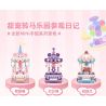 PLEYERID M38-P8027 P8027 8027 M38P8027 38-P8027 ĐỒ TRANG TRÍ MÁY TÍNH ĐỂ BÀN BĂNG CHUYỀN THÚ CƯNG MINI SWEET CAROUSEL 3 LOẠI MÈO DỄ THƯƠNG XIONG BEIBEI MUỐN CHÓ bộ đồ chơi xếp lắp ráp ghép mô hình