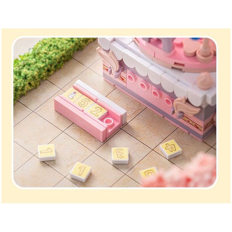 PLEYERID M38-P8027 P8027 8027 M38P8027 38-P8027 ĐỒ TRANG TRÍ MÁY TÍNH ĐỂ BÀN BĂNG CHUYỀN THÚ CƯNG MINI SWEET CAROUSEL 3 LOẠI MÈO DỄ THƯƠNG XIONG BEIBEI MUỐN CHÓ bộ đồ chơi xếp lắp ráp ghép mô hình