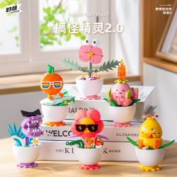 PLEYERID M38-P8029 P8029 8029 M38P8029 38-P8029 YÊU TINH VUI NHỘN 2.0 6 MẪU bộ đồ chơi xếp lắp ráp ghép mô hình FUNNY FAIRY PLANT