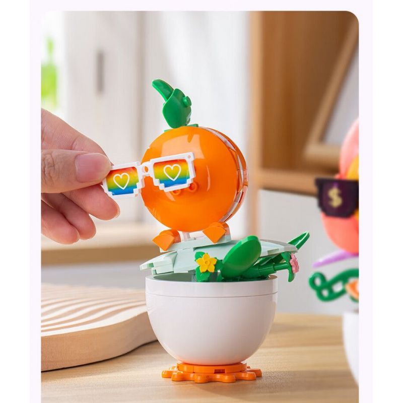 PLEYERID M38-P8029 P8029 8029 M38P8029 38-P8029 YÊU TINH VUI NHỘN 2.0 6 MẪU bộ đồ chơi xếp lắp ráp ghép mô hình FUNNY FAIRY PLANT