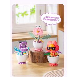 PLEYERID M38-P8029 P8029 8029 M38P8029 38-P8029 YÊU TINH VUI NHỘN 2.0 6 MẪU bộ đồ chơi xếp lắp ráp ghép mô hình FUNNY FAIRY PLANT