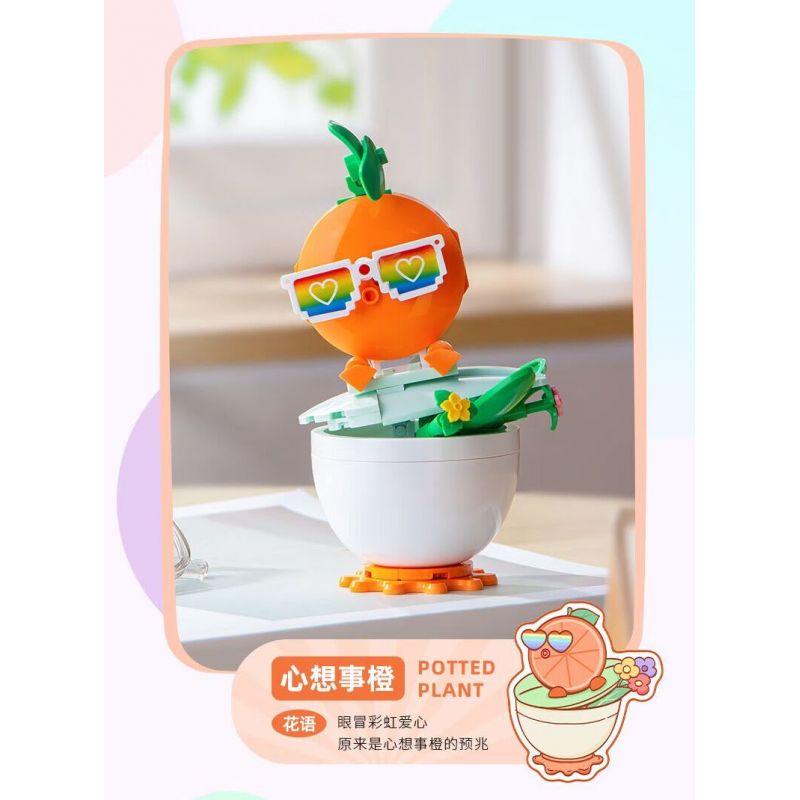 PLEYERID M38-P8029 P8029 8029 M38P8029 38-P8029 YÊU TINH VUI NHỘN 2.0 6 MẪU bộ đồ chơi xếp lắp ráp ghép mô hình FUNNY FAIRY PLANT