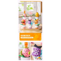 PLEYERID M38-P8029 P8029 8029 M38P8029 38-P8029 YÊU TINH VUI NHỘN 2.0 6 MẪU bộ đồ chơi xếp lắp ráp ghép mô hình FUNNY FAIRY PLANT