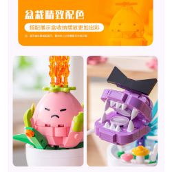 PLEYERID M38-P8029 P8029 8029 M38P8029 38-P8029 YÊU TINH VUI NHỘN 2.0 6 MẪU bộ đồ chơi xếp lắp ráp ghép mô hình FUNNY FAIRY PLANT