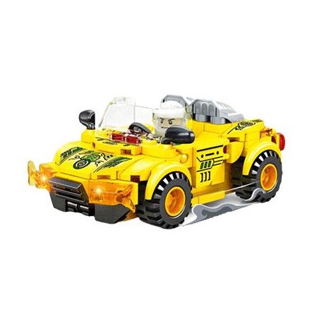 SEMBO 2858 ĐỘI XE THÚ VỊ MERCEDES-BENZ VANGUARD bộ đồ chơi xếp lắp ráp ghép mô hình Racers Đua Tốc Độ 218 khối